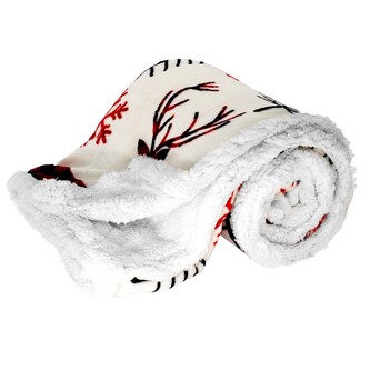 ARÔME HOME Deka 150 x 200 cm, s beránkem, mikroflanel, 460 GSM