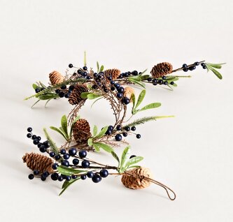 Girlanda | TUNDRA | s šiškami a hlohem | 120 cm | 752766