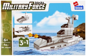 Klocki konstrukcyjne 64 elementy Military alleBLOX 492867