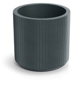 Květináč CORO ROUND 48 cm - barva: grafit