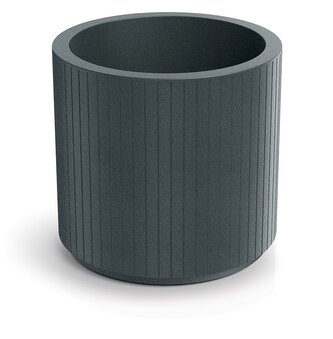 Květináč CORO ROUND 48 cm - barva: grafit