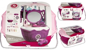 Toaletka z akcesoriami w koszyku MEGA CREATIVE 462455