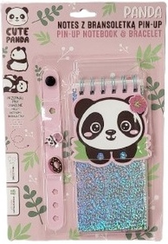 Notes z bransoletką Panda