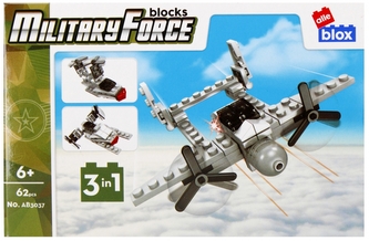 Klocki konstrukcyjne 62 elementy Military alleBLOX 492866