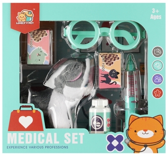 Zestaw Weterynarz Kot MEGA CREATIVE 547501