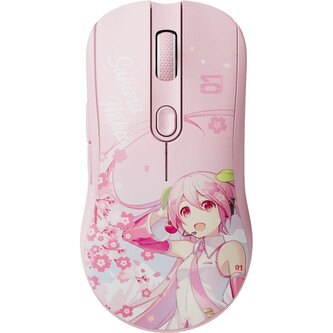 Akko x Sakura Miku AG One bezdrátová herní myš