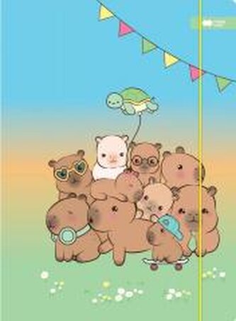 Teczka z gumką A4+ Kapibara HAPPY COLOR