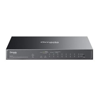 Switch TP-Link ES210GP 1x GLan, 8x GLan s PoE+, 1x SPF combo, 63W, Omáda SDN Switch TP-Link ES210GP 1x GLan, 8x GLan s PoE+, 1x SPF combo, 63W, Omáda SDN