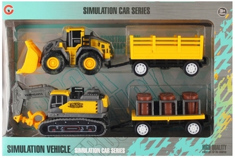 Zestaw Maszyn Budowlanych MEGA CREATIVE 524037