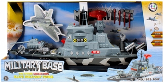 Statek Lotniskowiec z akcesoriami MEGA CREATIVE 481626