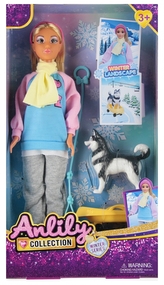 Lalka 29 cm z akcesoriami Zima MEGA CREATIVE 544400