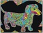 Kolorowanka welwetowa 47 x 35cm, Jamnik, Colorvelvet
