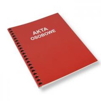 Teczka Akta osobowe T1 czerwona