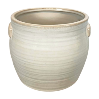 Keramický bílý džbán 12,6 cm