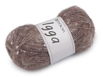 Pletací příze Igga 100 g - 1 ks - 8 béžová tm.