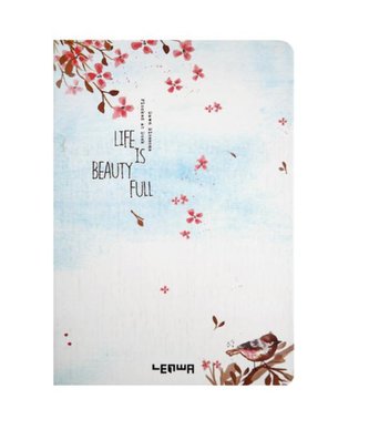 Notes A5/96K Wróbel i kwiaty wiśni