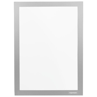 Magnetofix samolepící magnetický rámeček, 2 ks stříbrný A4