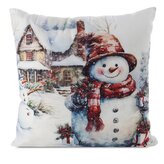 Vánoční polštář SNOWMAN 45x45 cm MyBestHome