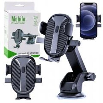 Uchwyt samochodowy na szybę czarny