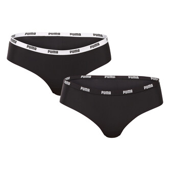 2PACK dámské kalhotky brazilky Puma černé (603041001 200) S