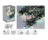 osvětlení vánoční 5,5m 768LED duhová (MO, ORANŽ, RŮŽ), 8 funkcí