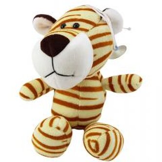 Maskotka przytulanka tygrys z przyssawką