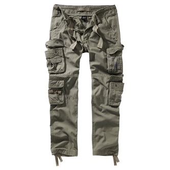 Kalhoty Brandit Pure Vintage Slim - olivové, XL