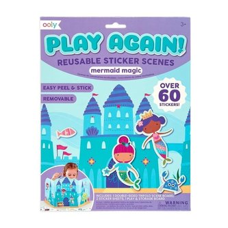 Naklejki wielorazowe Play Again - Syrenki