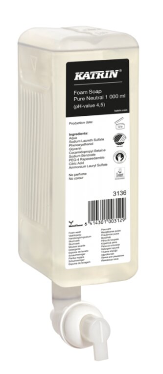 Katrin Mýdlo pěnové Pure Neutral, 1 l