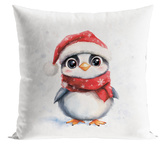Vánoční polštář VÁNOČNÍ TUČŇÁČEK 40x40 cm  Mybesthome