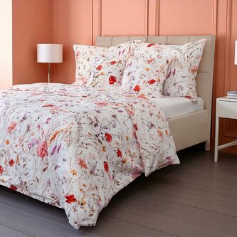 Francouzské saténové povlečení 220x200, 70x90cm Luční tanec