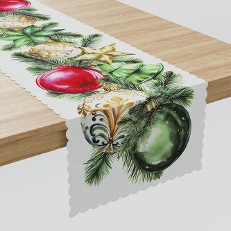 Vánoční ubrus - běhoun na stůl  NINA 38x160 cm Mybesthome