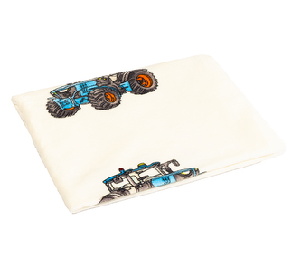 Dětská deka ELLA - Modrá,Šedá,Bílá - 75x100 cm