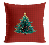 Vánoční polštář VÁNOČNÍ STROMEČEK 40x40 cm  Mybesthome