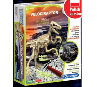 Naukowa zabawa Skamieniałości - Welociraptor