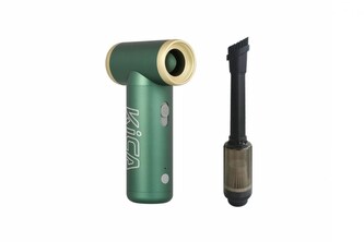 KiCA Jet Fan 2 ventilátor + nástavec na vysávání, zelená