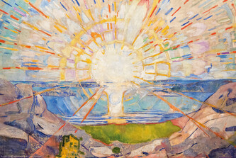 Plakát, Obraz - The Sun II, 61 × 91.5 cm