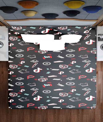 Bavlněné prostěradlo Young media