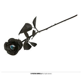 Černá růže s okem, 42 cm