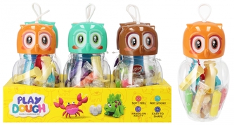 Masa plastyczna z akcesoriami Sowa MEGA CREATIVE 570728