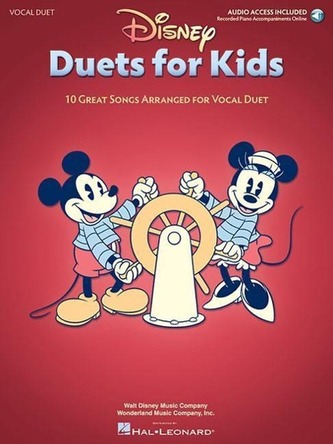 Disney Duets for Kids: 10 Great Songs Arranged for Vocal Duet