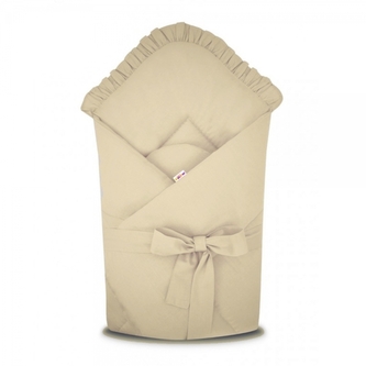 Rychlozavinovačka s volánkem a stuhou Royal - béžová, Baby Nellys