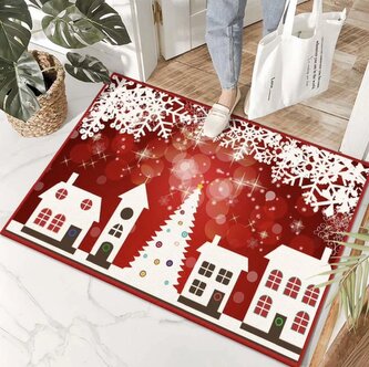 Vánoční rohožka - předložka MERRY CHRISTMAS I. 60x90 cm Mybesthome