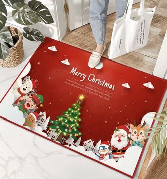 Vánoční rohožka - předložka CHRISTMAS TIME motiv VI. 60x90 cm Mybesthome