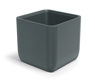 Květináč MOLTA CASE SQUARE 40 cm - barva: grafit