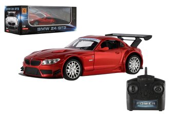 Auto RC BMW Z4 plast 18cm 2,4GHz na dálk. ovládání na baterie se světlem v krabici 29x11x14cm