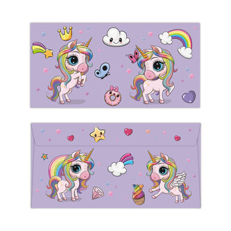 Obálka barevná - jednorožci