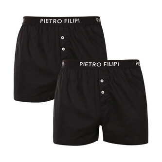 2PACK pánské trenky Pietro Filipi černé (2PGC1) XXL