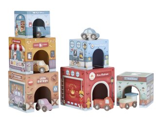 Kostky stohovací s autíčky