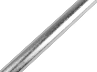 Vánoční balicí papír 0,7x2 m - 100 ks - 1 stříbrná